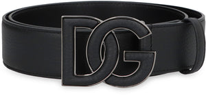 Calf leather belt with buckle-1